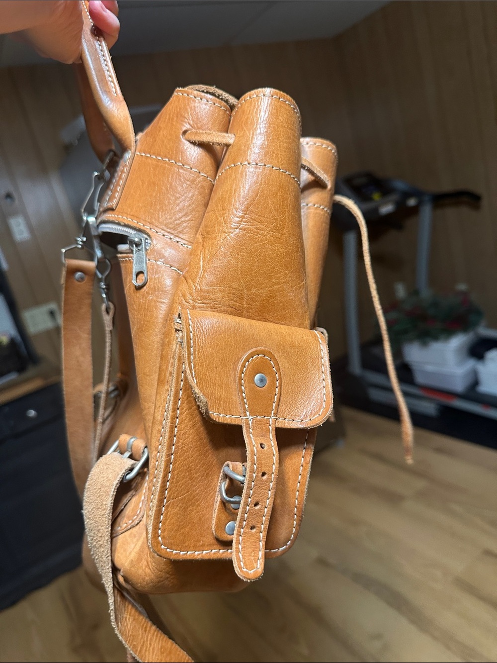 Leather Backpack - Picture 5 of 6
